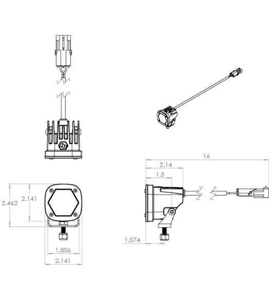 S1 Baja Designs ambar