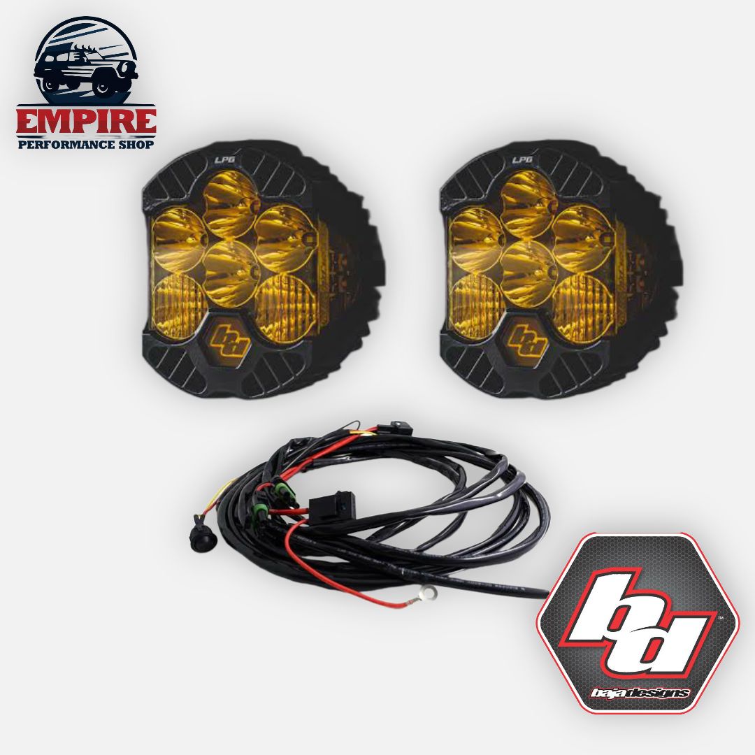 Par de faros Lp6 Baja Designs ambar