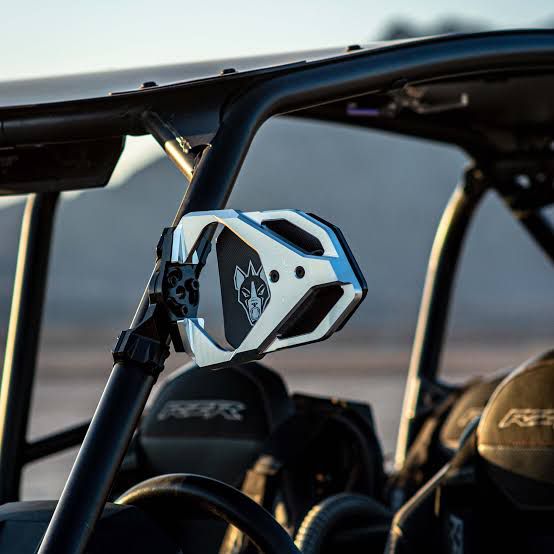 Espejos chupacabra off road Cuero Race Silver