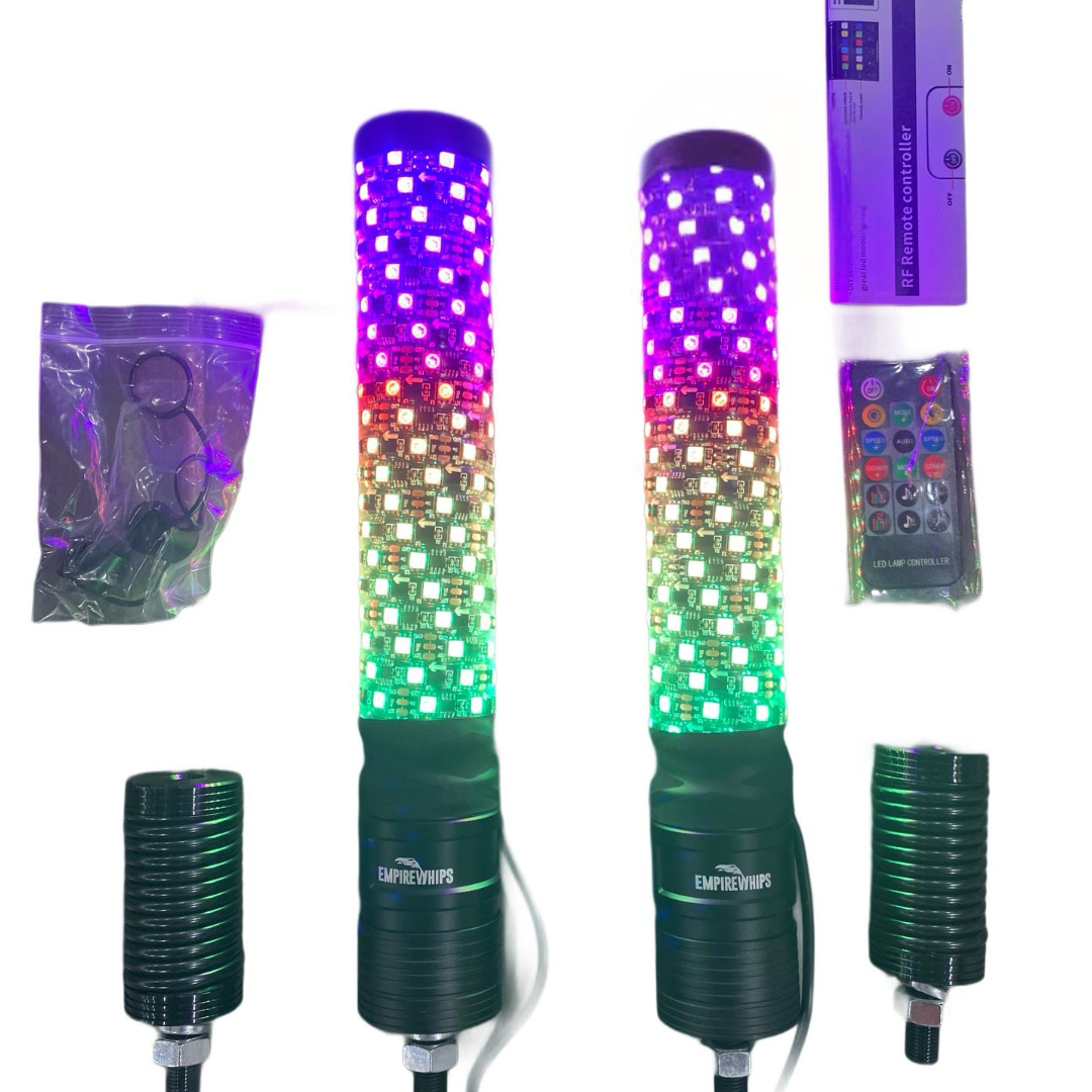 Par de antenas led Bazooka