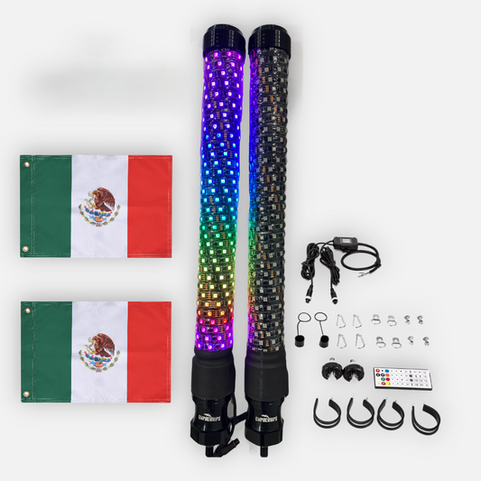 Antenas Bazooka fat 2.2 60cm 2ft