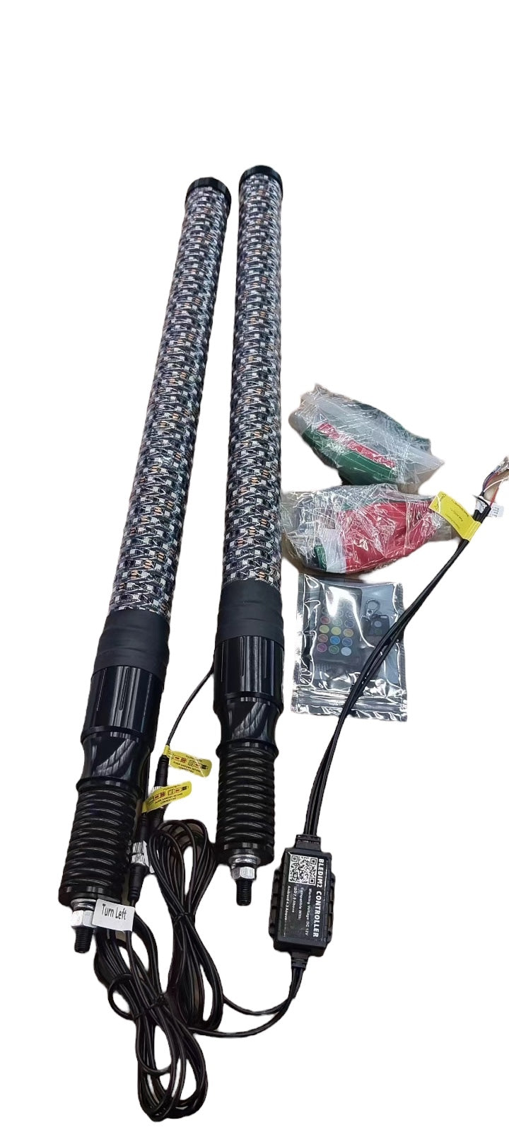 Par de antenas led Bazooka