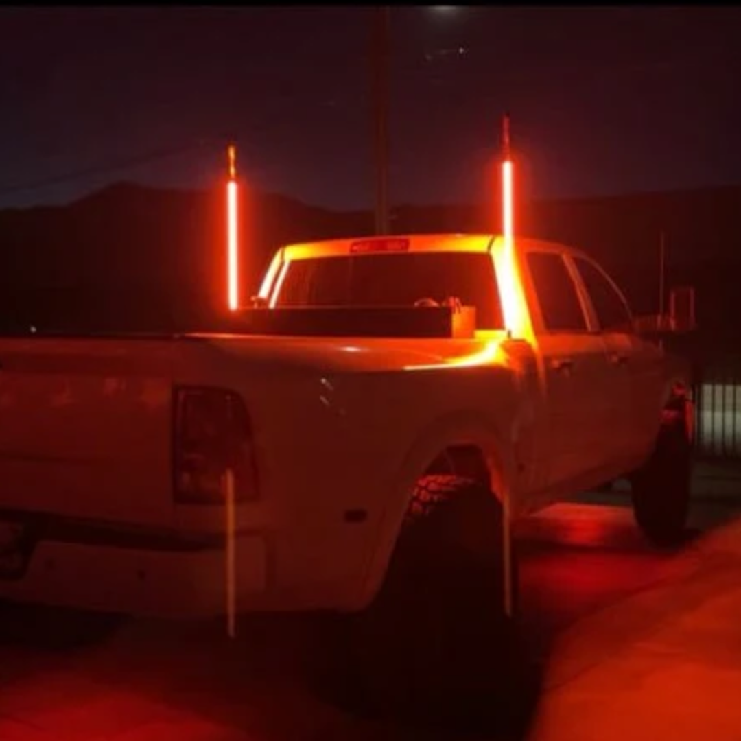 Antena led hyper color 5150 whips 4ft o 1.2 metros