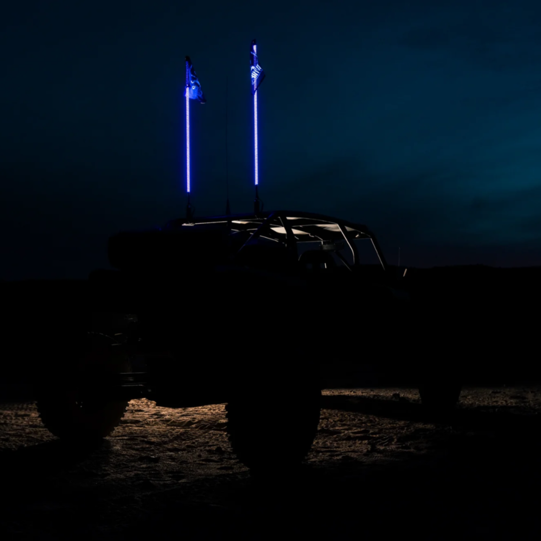 Antena led hyper color 5150 whips 4ft o 1.2 metros