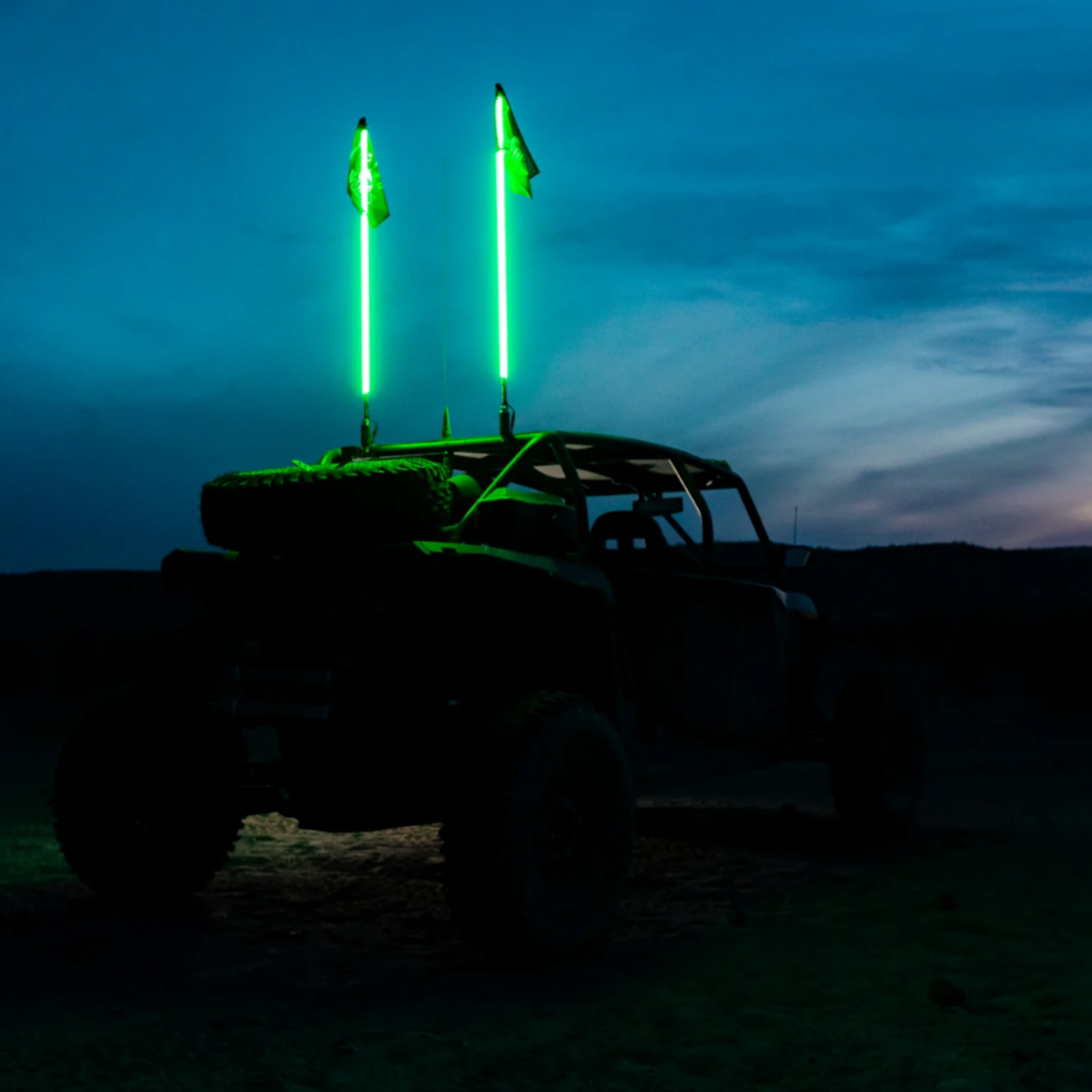Antena led hyper color 5150 whips 4ft o 1.2 metros