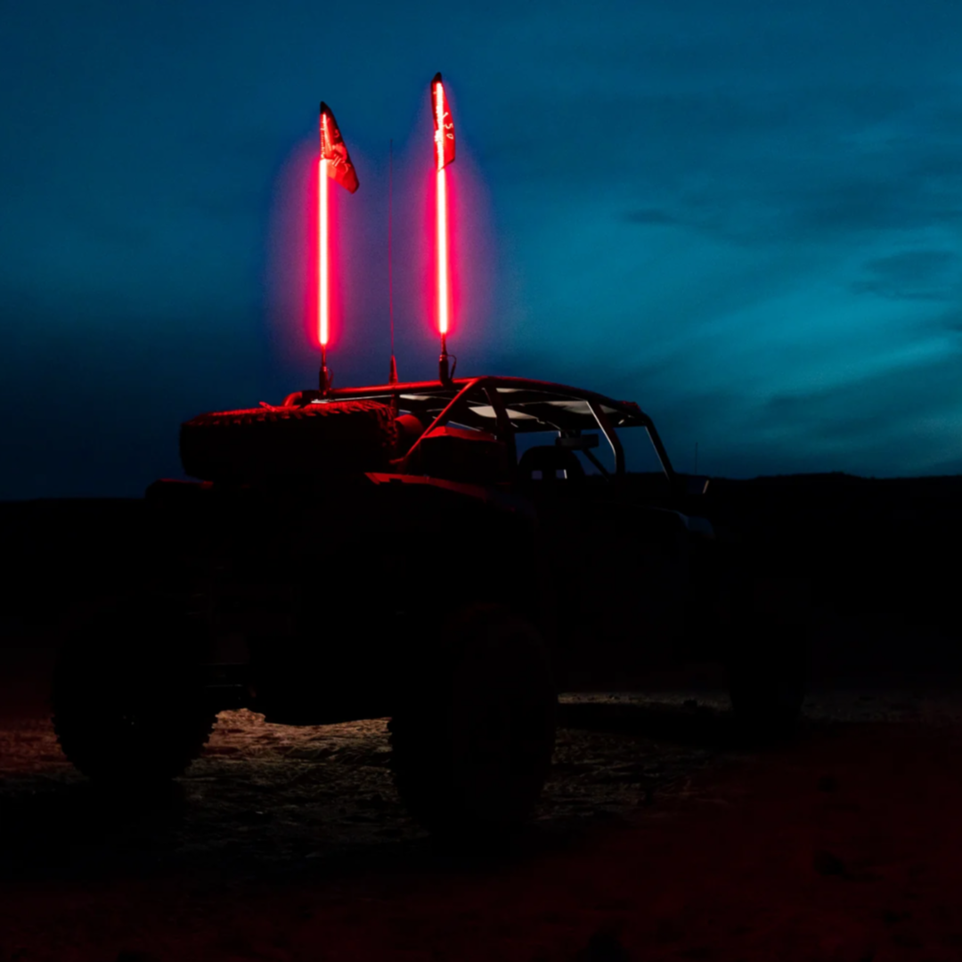Antena led hyper color 5150 whips 4ft o 1.2 metros