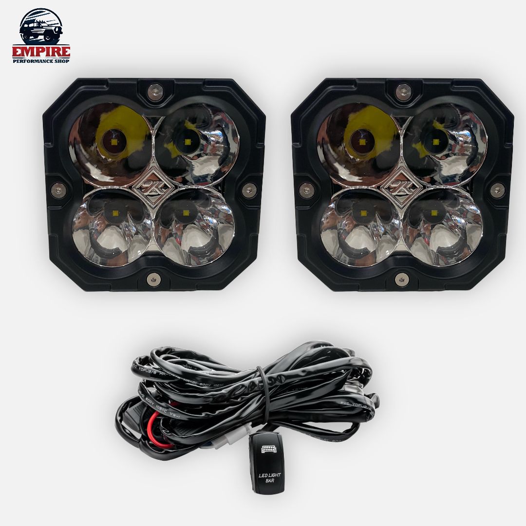Faros led 4.5 pulgadas c tapas