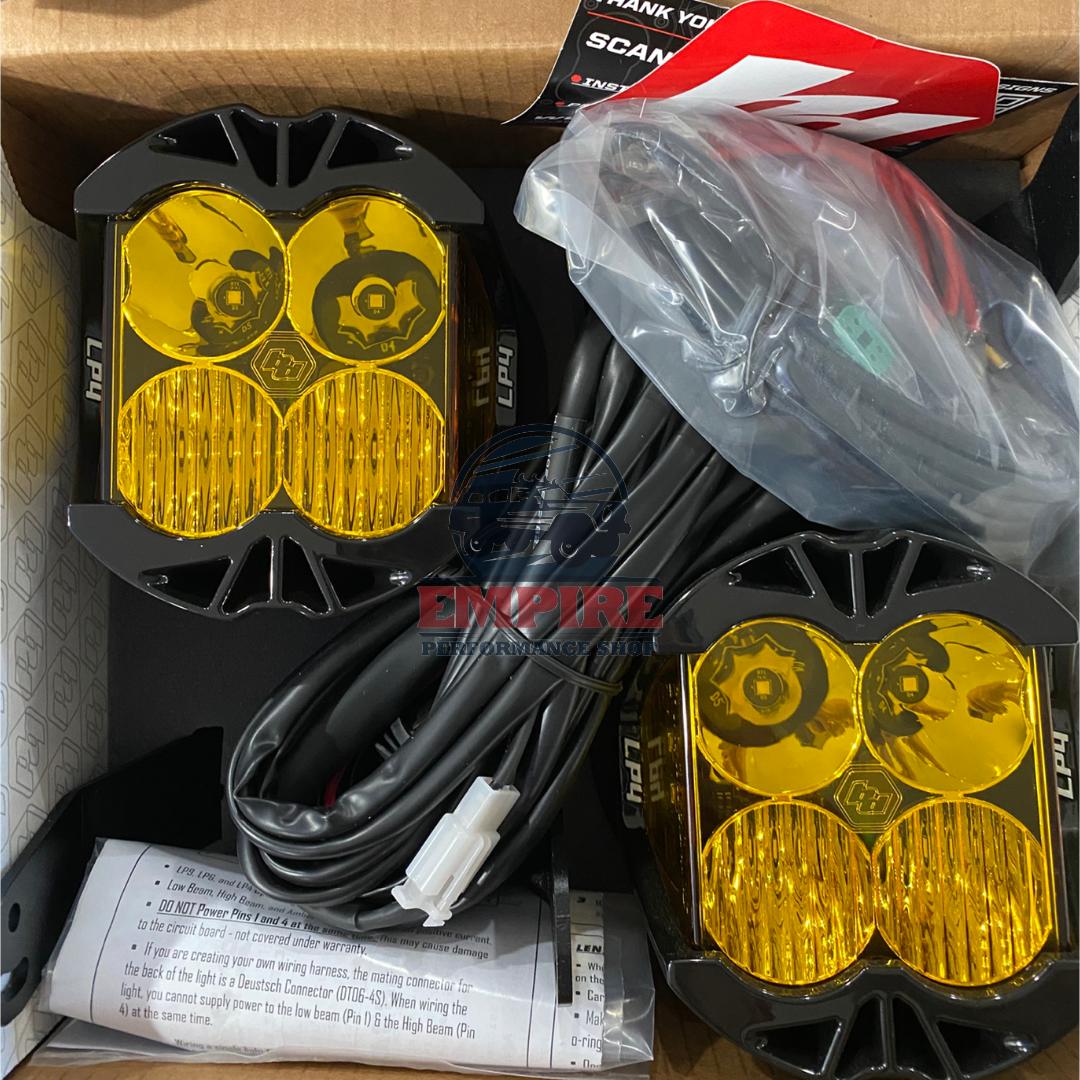 Par de faros led Lp4 Ambar