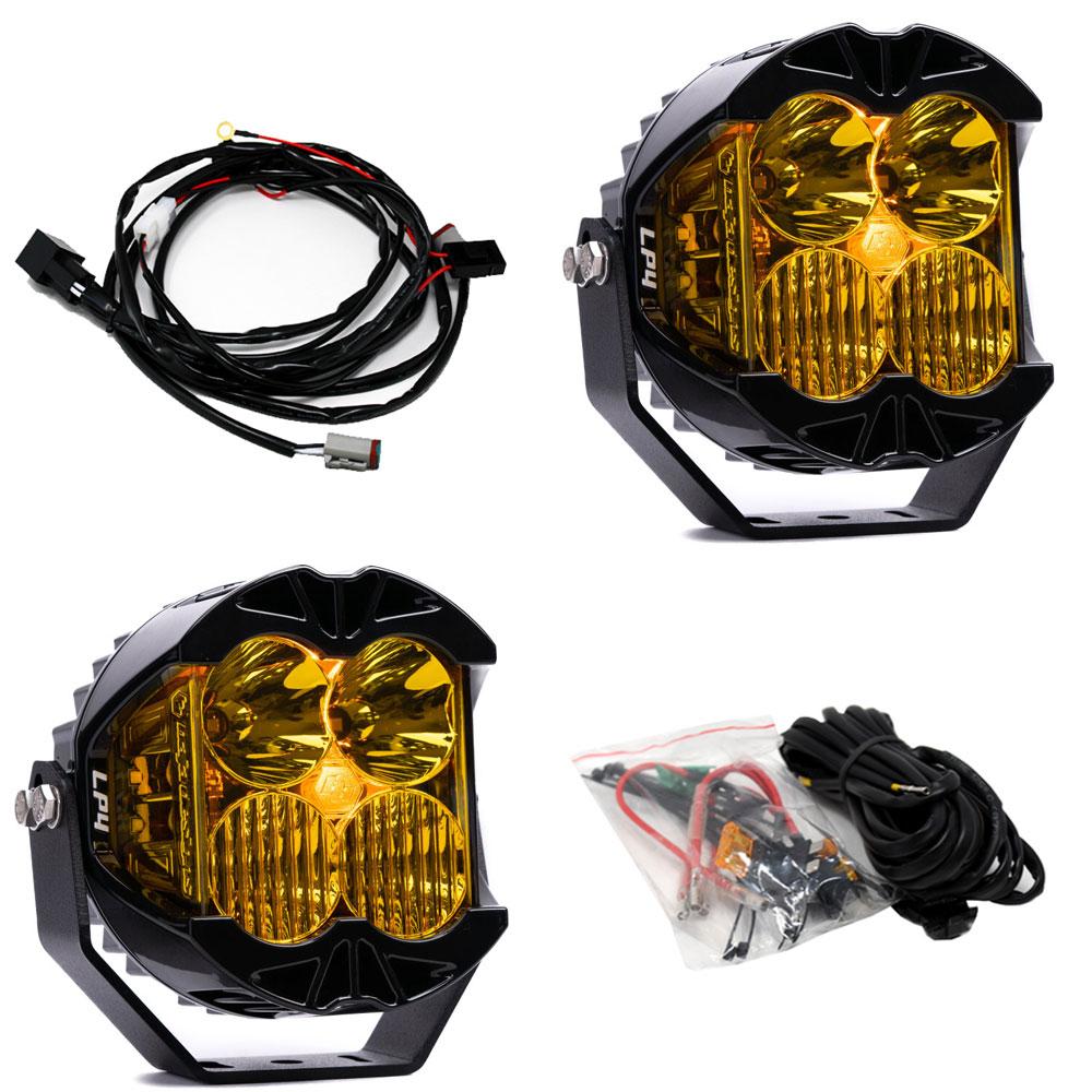Par de faros led Lp4 Ambar